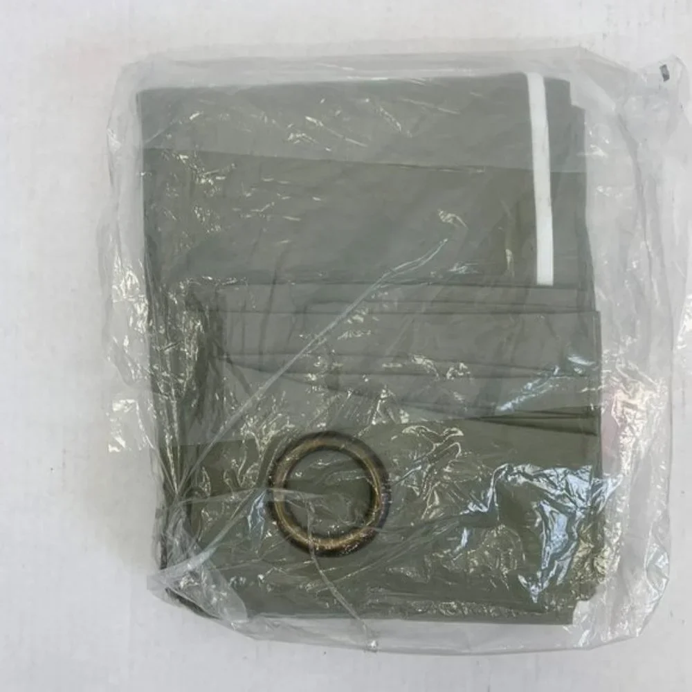 ANDOVER MILLS Emme Solid Grommet Thermal Blackout Curtain Panel Moss 42 x 95 NEW